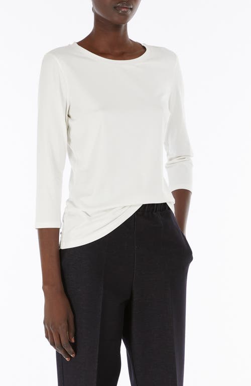 Mm Moritz Stretch Cotton Top In White