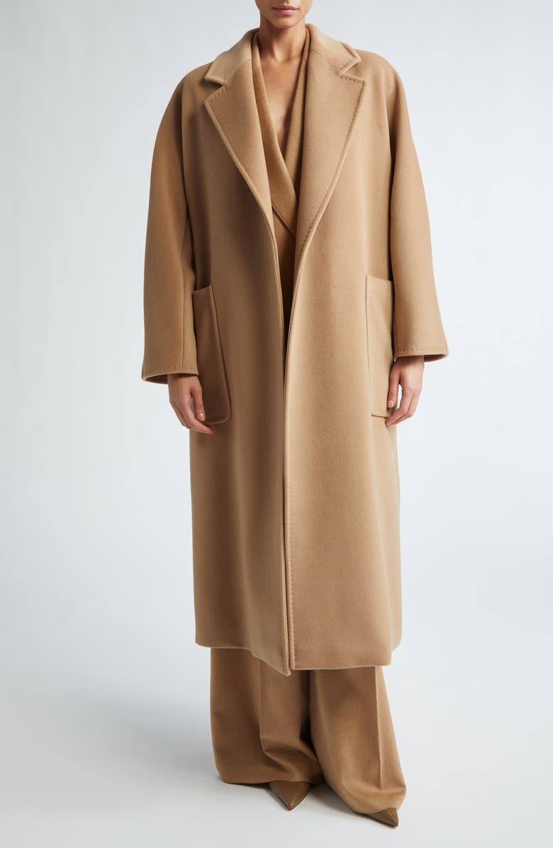 Max Mara Locri Wool & Cashmere Belted Coat, Main, color, 