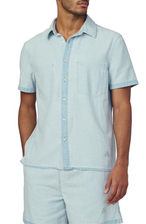 Reverse Chambray Camp Shirt