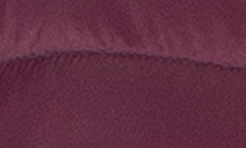 Liverpool Los Angeles Quilted Mixed Media Vest In Burgundy