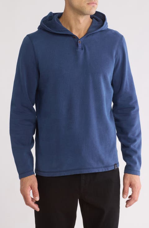 Fleece Henley Hoodie