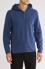 Lucky Brand Fleece Henley Hoodie