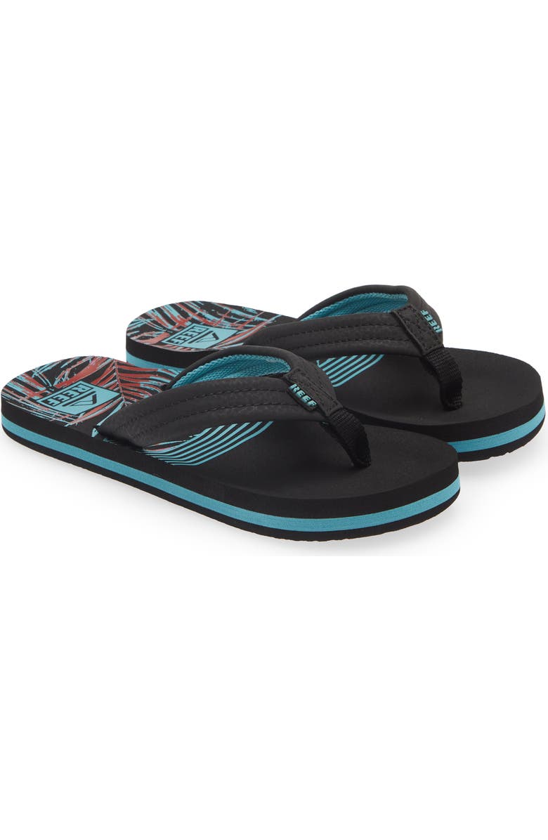 Reef Kids' Ahi Flip Flop, Alternate, color, Tropical Dream