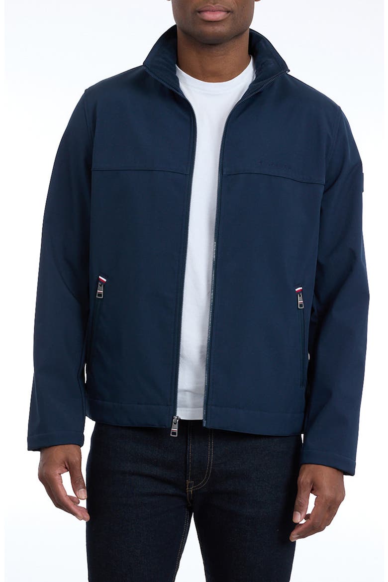 Water Resistant Softshell Jacket, Main, color, MIDNIGHT