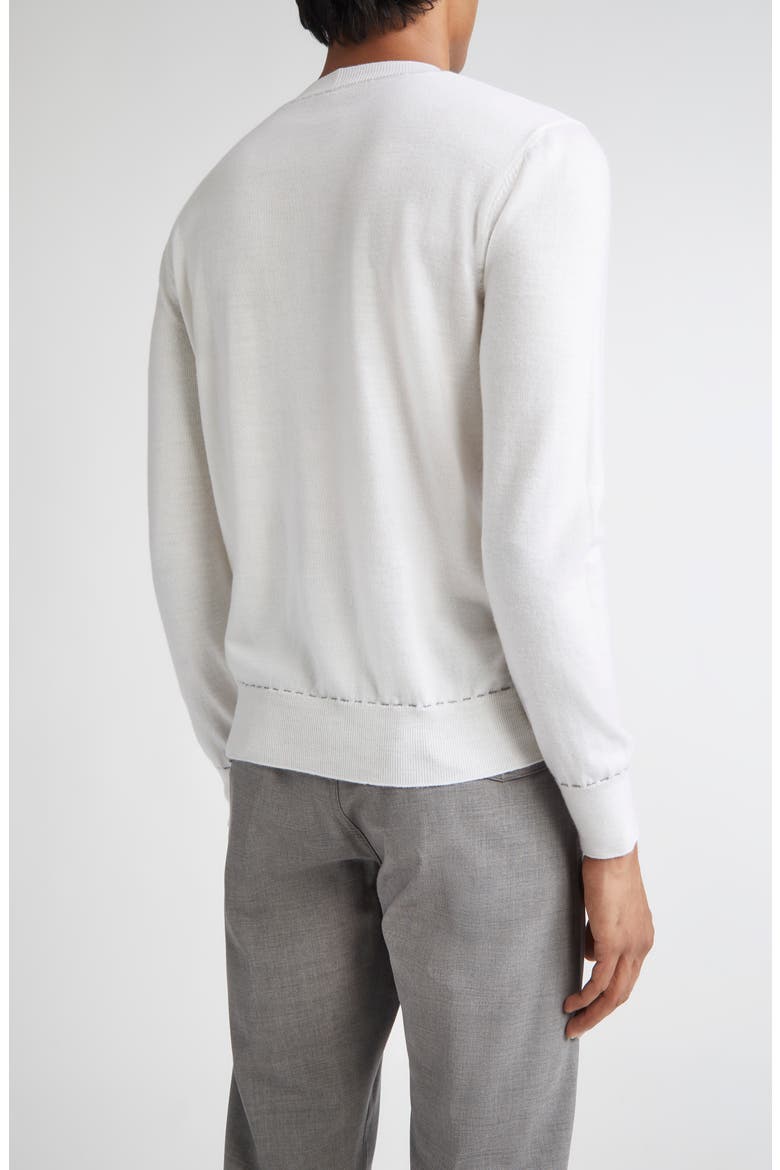 Crewneck Sweater, Alternate, color, 00-13 IVORY AND LIGH