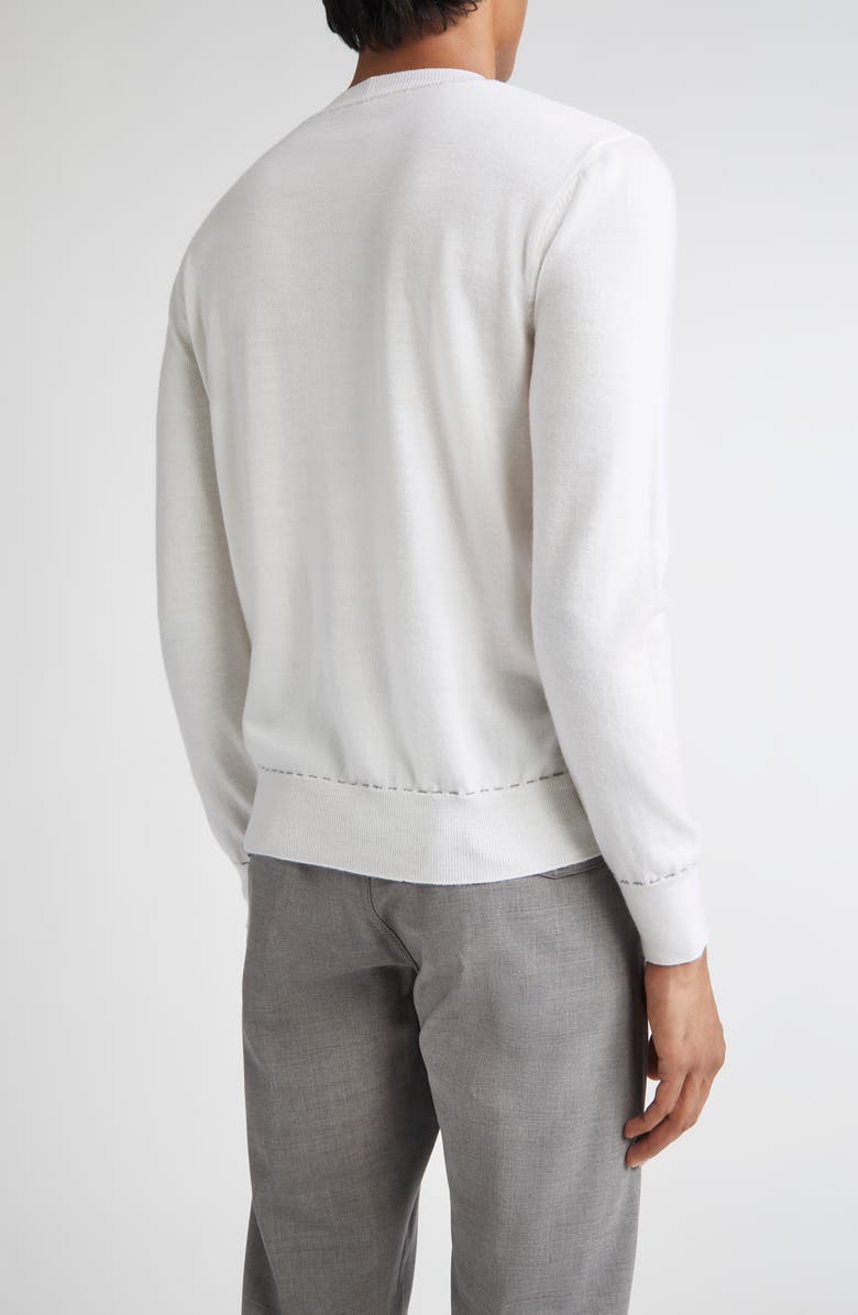 Eleventy Crewneck Sweater, Alternate, color, 00-13 Ivory And Ligh