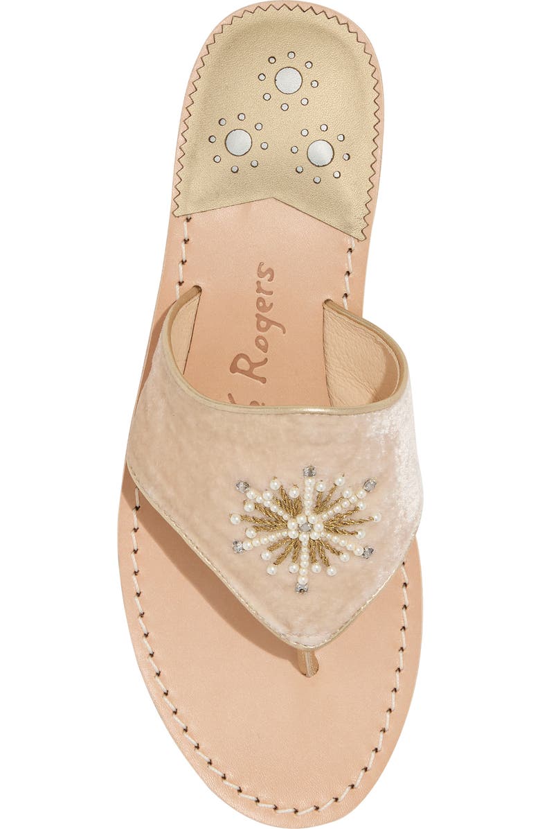 Jack Rogers Jewel Snowflake Flip Flop, Alternate, color,