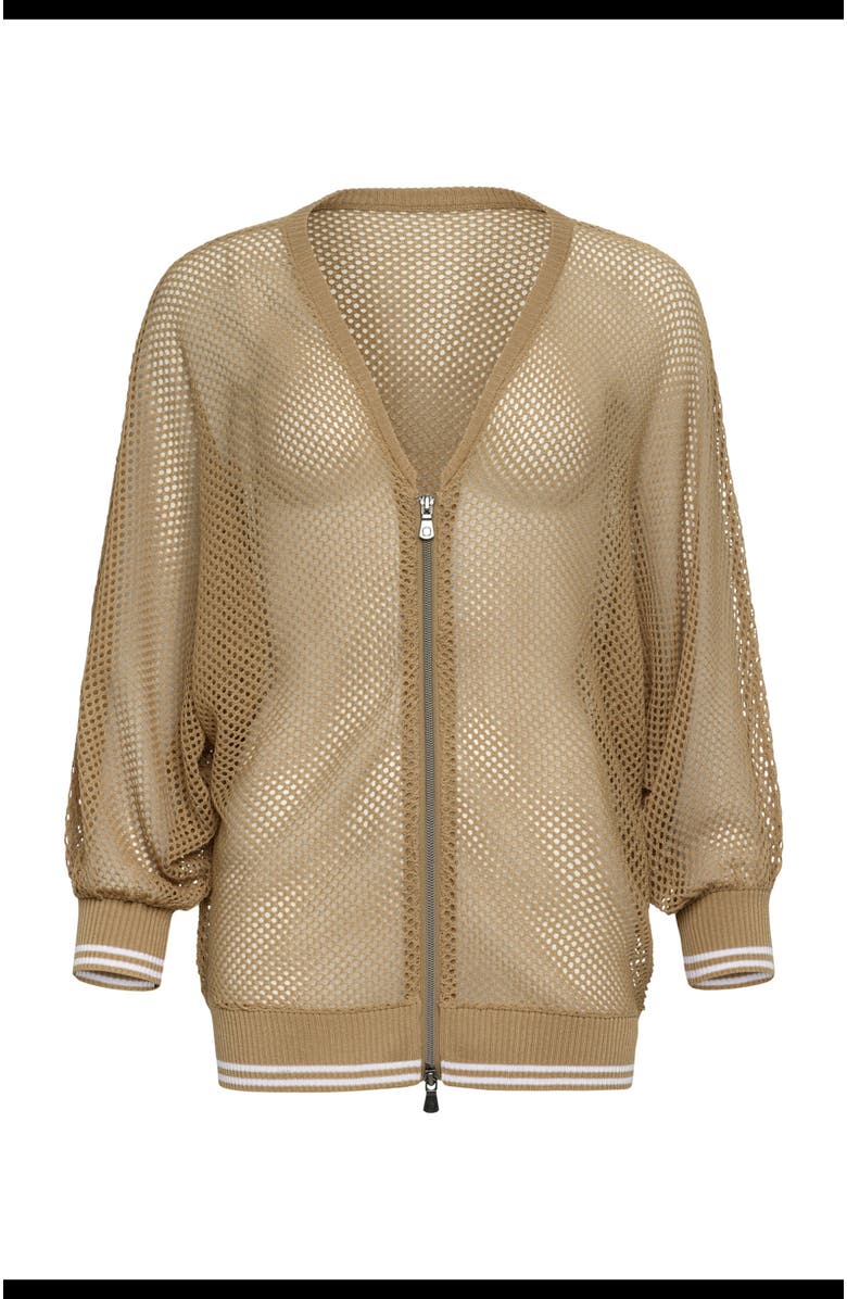 Anatomie Elora Knit 3/4 Sleeve Full Zip Jacket, Alternate, color, 