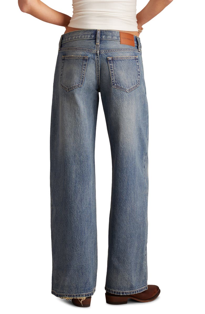 Lucky Brand Ultra Low Rise Baggy Wide Leg Jeans, Alternate, color, Get Low Wash