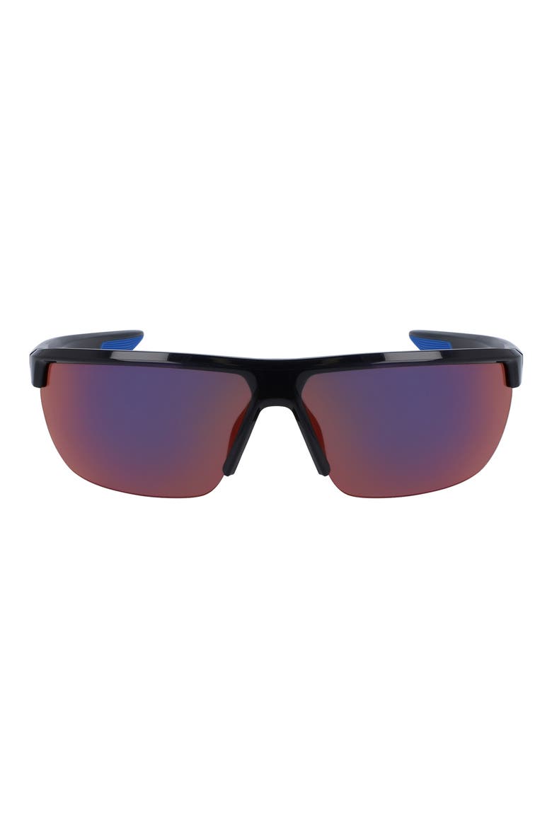 Tempest 71mm Rectangle Sunglasses, Main, color, OBSIDIAN/GAME ROYAL/FIELD TINT