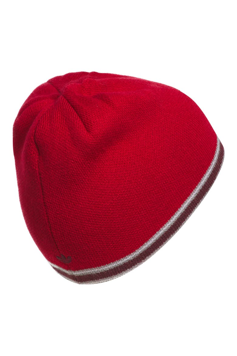 Gender Inclusive Skully 2.0 Beanie, Alternate, color, TEAM RED/ GREY / MAROON