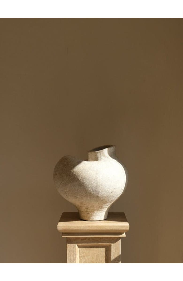 Twenty Third by Deanne Goa Vessel, Alternate, color, Beige