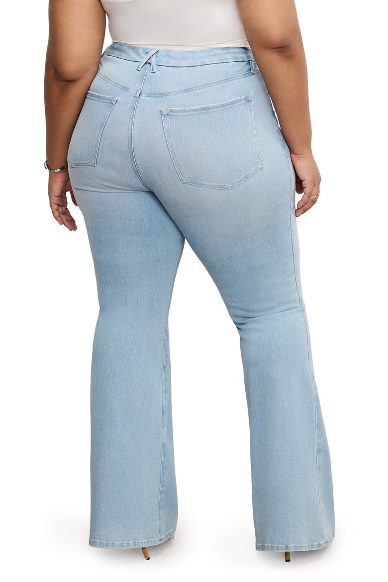 Soft-Tech Good Legs Flare Jeans, Alternate, color, INDIGO841