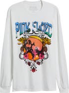 Merch Traffic Pink Floyd Long Sleeve Cotton Graphic T-Shirt