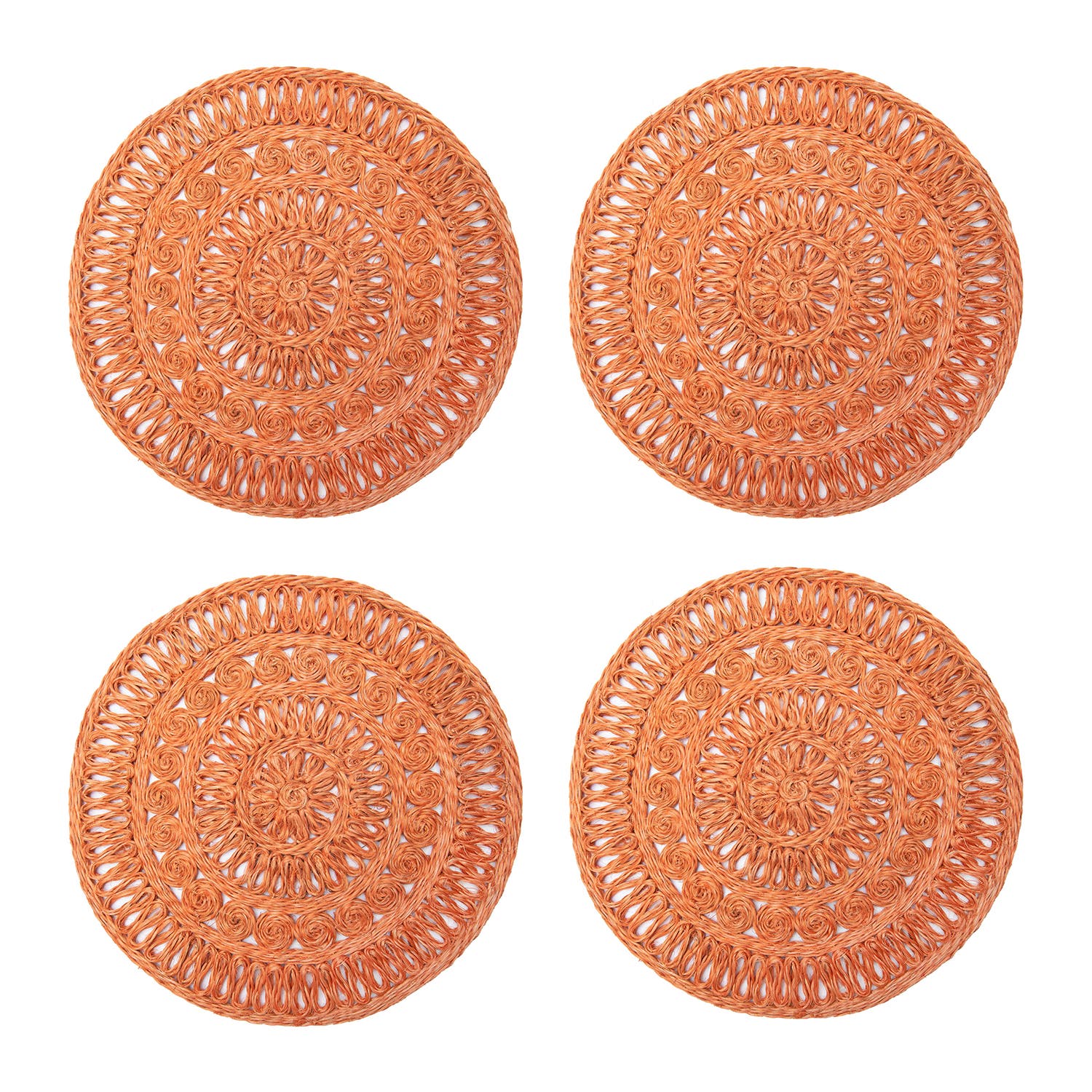 Orange 15" Round