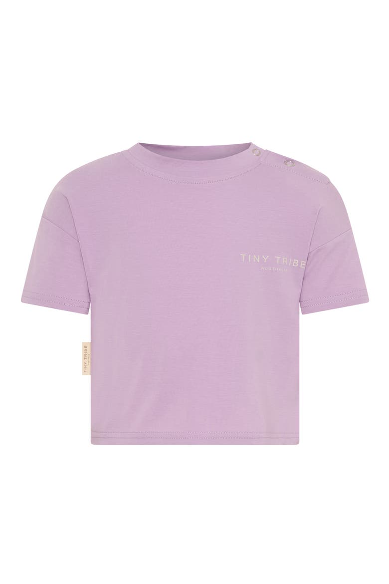 Core Stretch Cotton T-Shirt, Main, color, LILAC