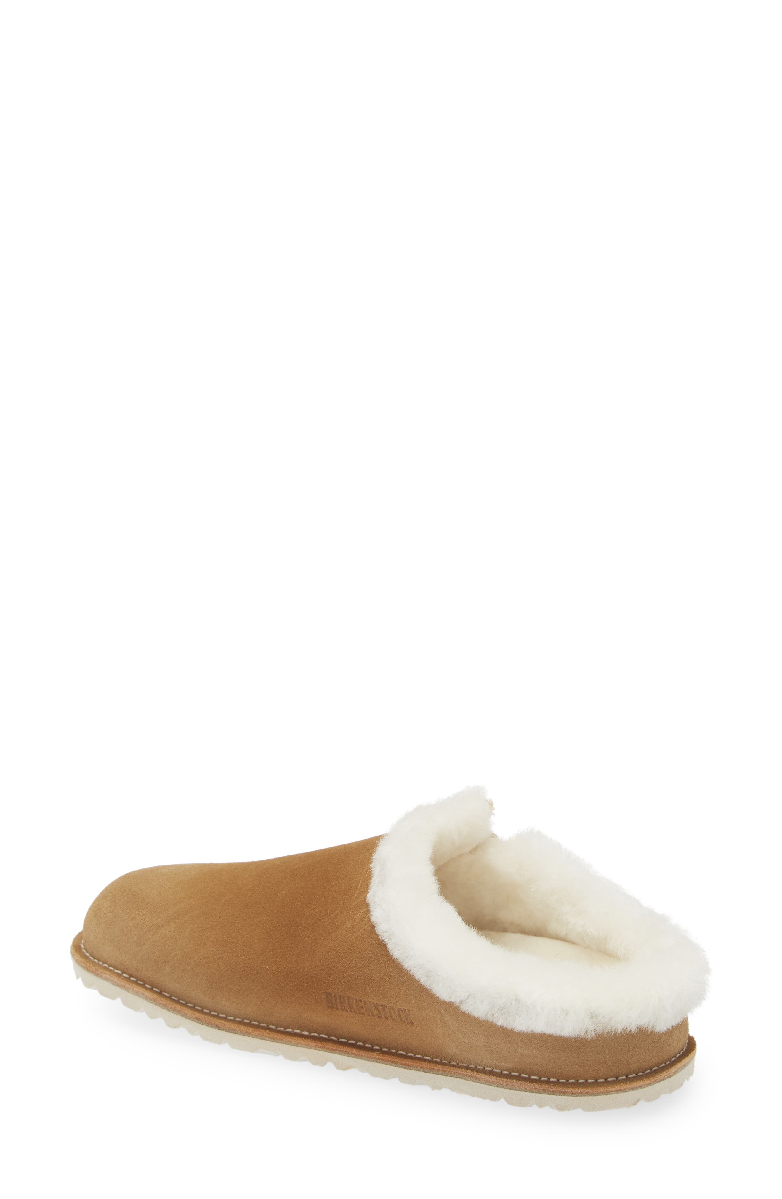Birkenstock Zermatt Genuine Shearling Slipper, Alternate, color, Mink/ Natural