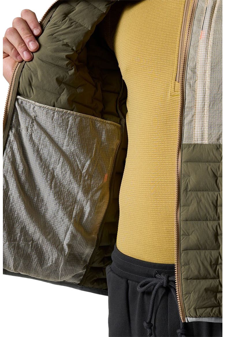 Peale Primaloft Stitch-Free Baffle Stretch Jacket - Men's, Alternate, color, Kalamata