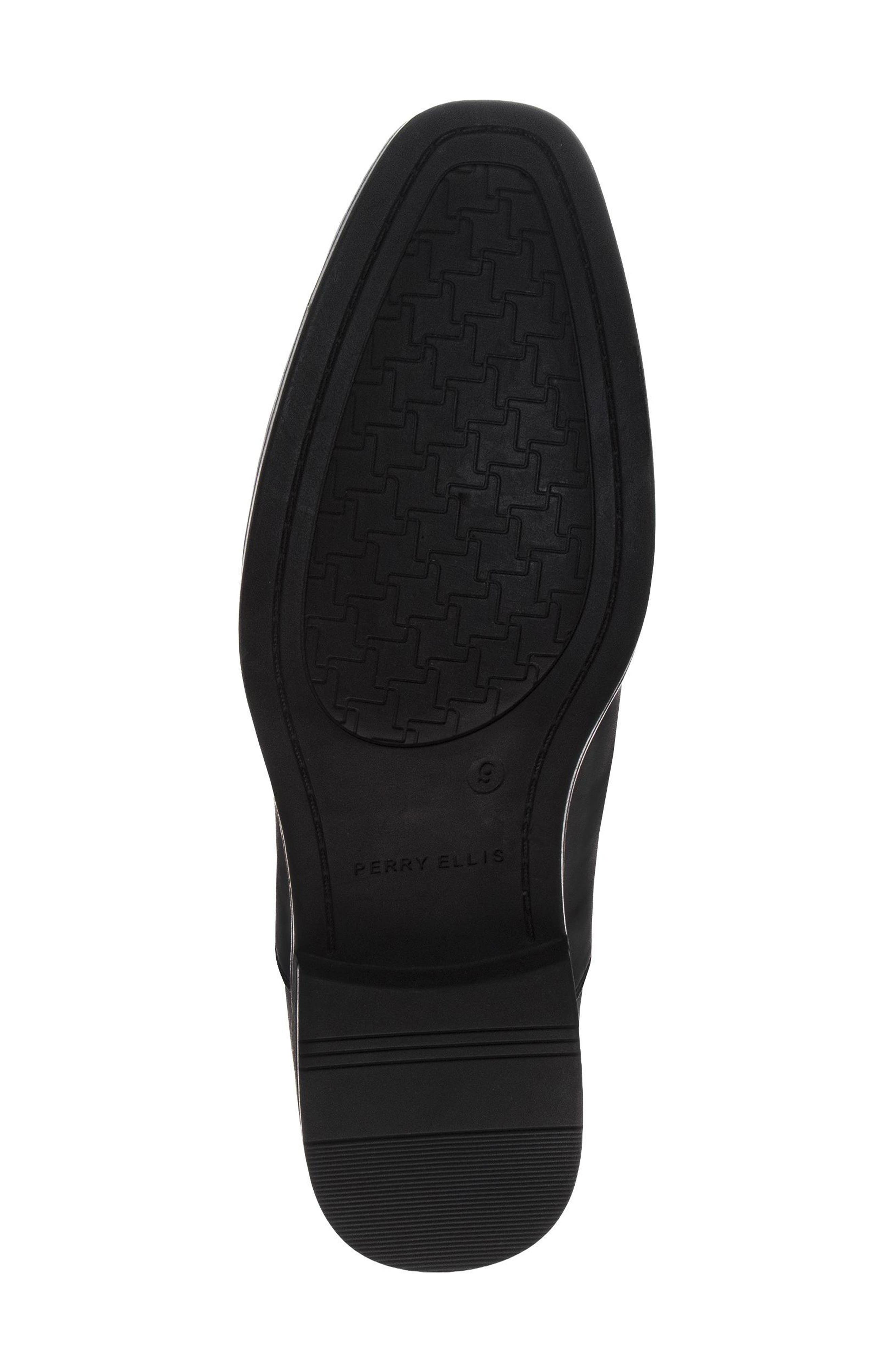 Faux Leather Dress Slip-On, Alternate, color, BLACK