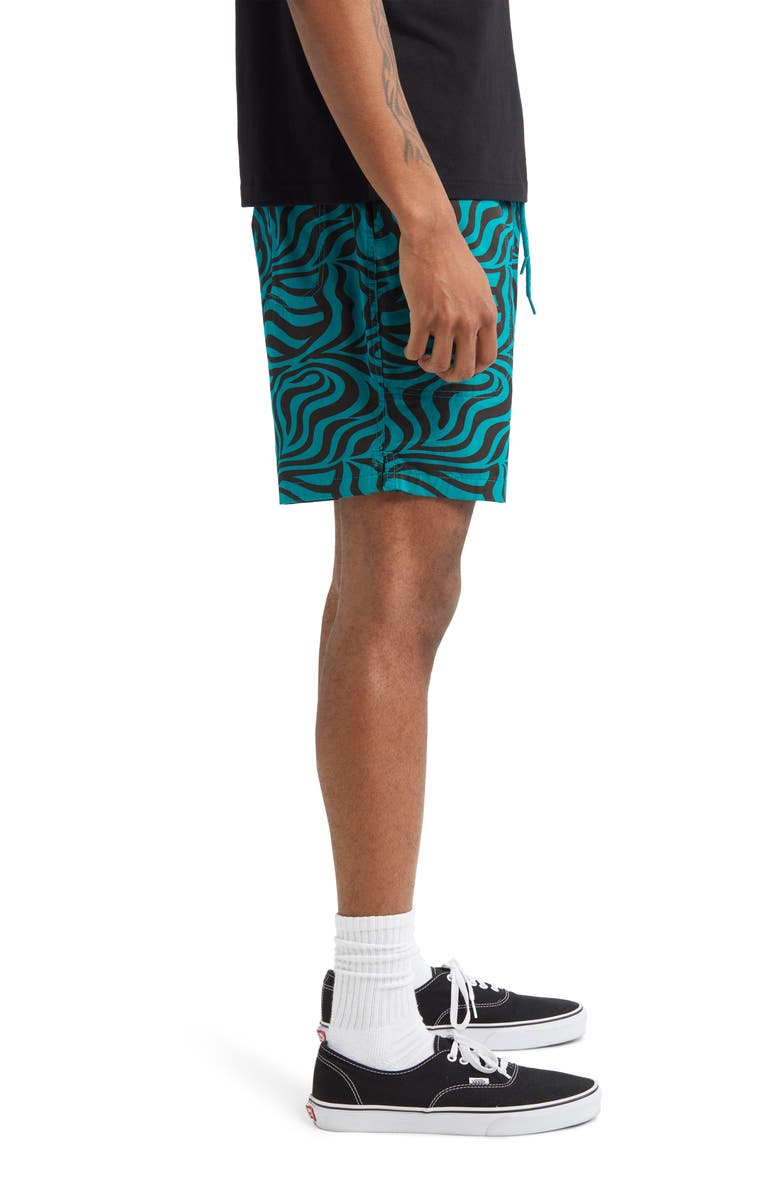 Dickies Zebra Print Cotton Twill Shorts, Alternate, color, 