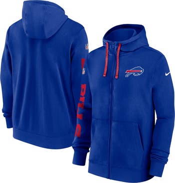 Nike Men S Nike Royal Buffalo Bills 2024 Sideline Club Full Zip Hoodie