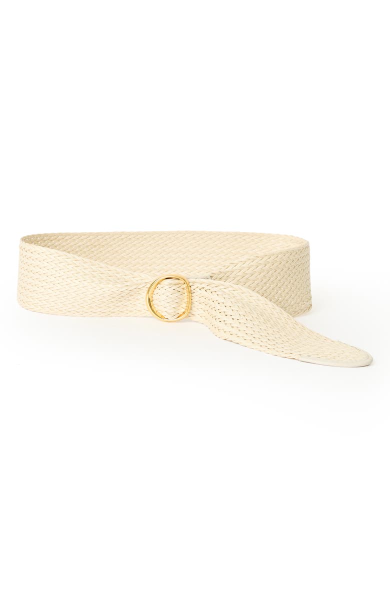 B-Low the Belt Caterina Woven Belt, Main, color, Bone Gold