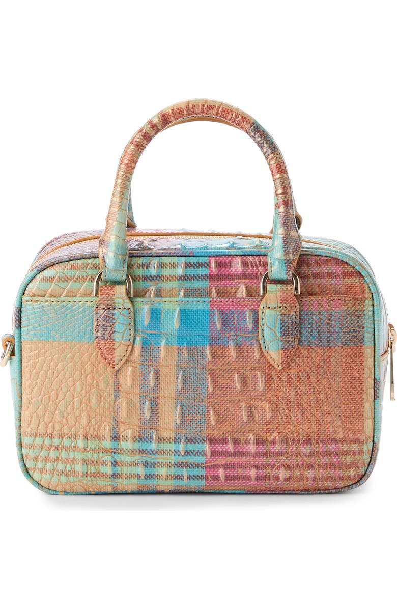Brahmin Mara Croc Embossed Leather Top Handle Bag, Alternate, color, Picnic