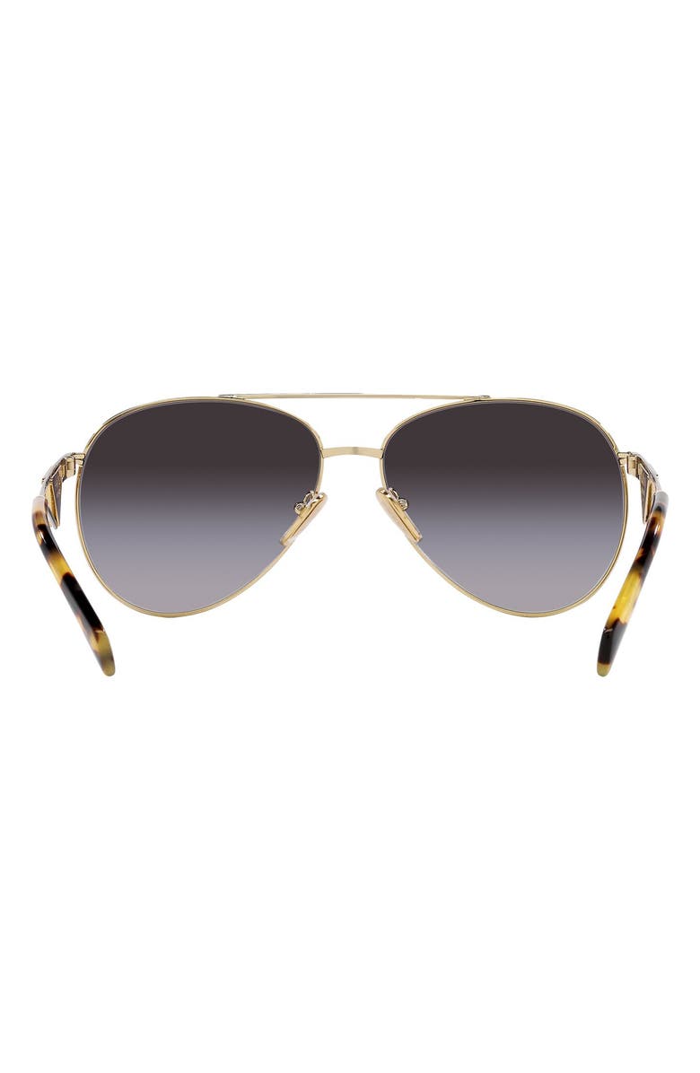 Prada 56mm Gradient Pilot Sunglasses, Alternate, color,