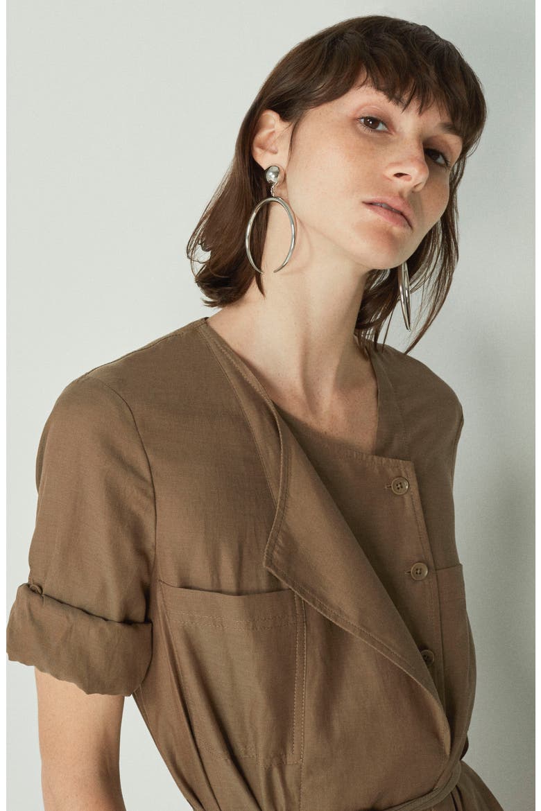 The Factory Drop Earrings, Alternate, color, SILVER