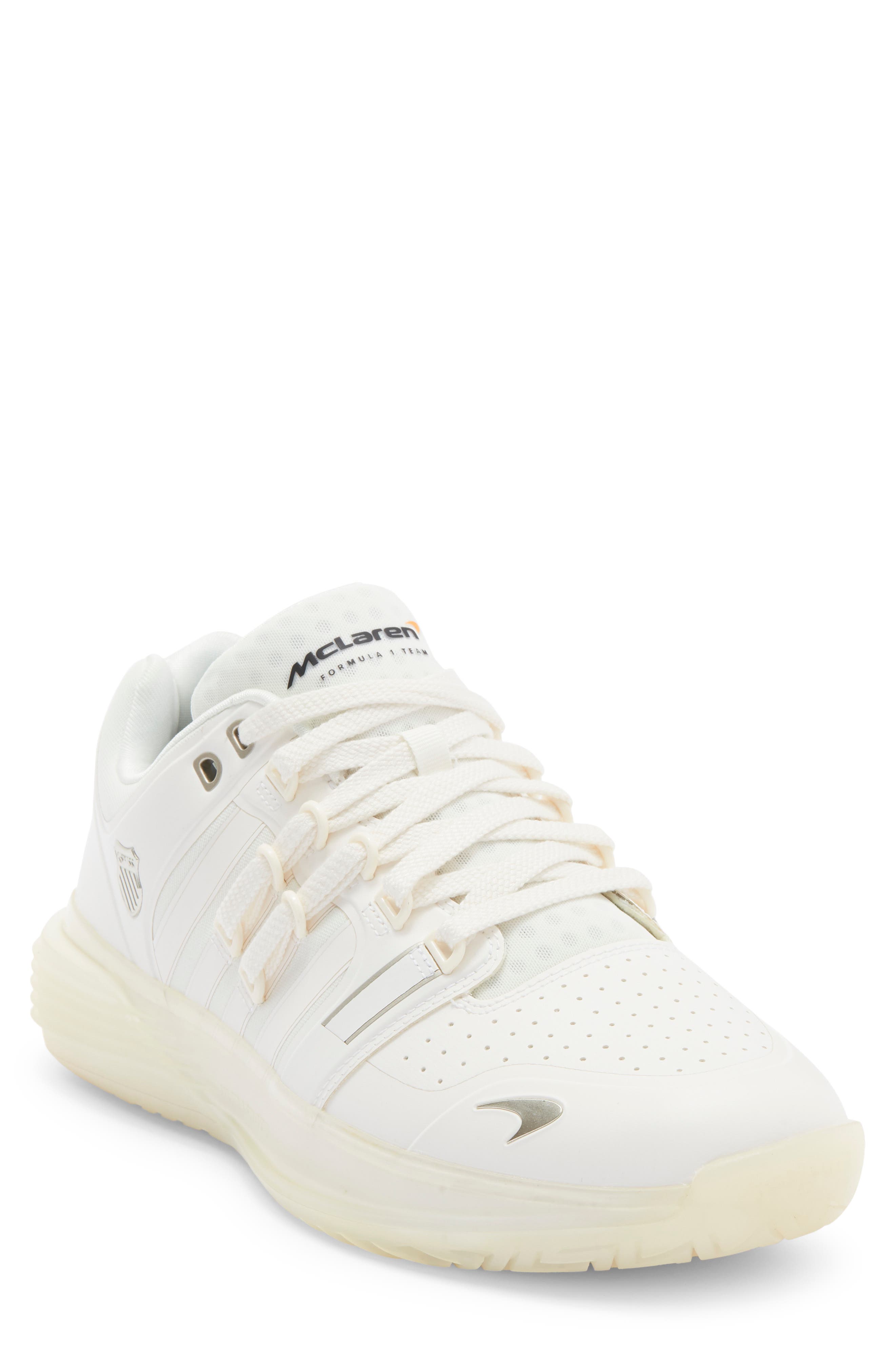 K-Swiss x McLaren Si-18 Ultrashot Sneaker, Main, color, Snow White/ White