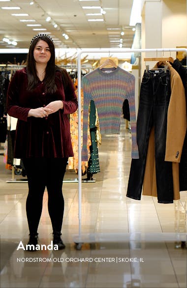 Re/Done Poor Boy Washable Wool Rib Sweater (Women) | Nordstromrack
