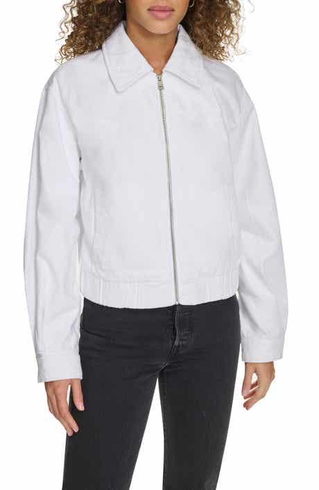Western Denim Bomber Jacket
