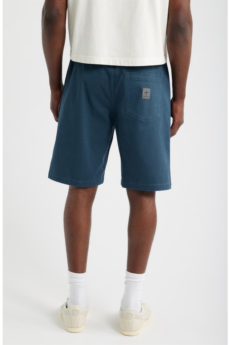 Peninsula Cotton Twill Drawstring Shorts, Alternate, color, NAVY