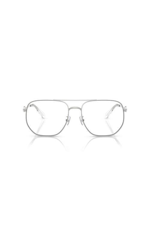 Tory Burch 58mm Pilot Optical Glasses In Metallic