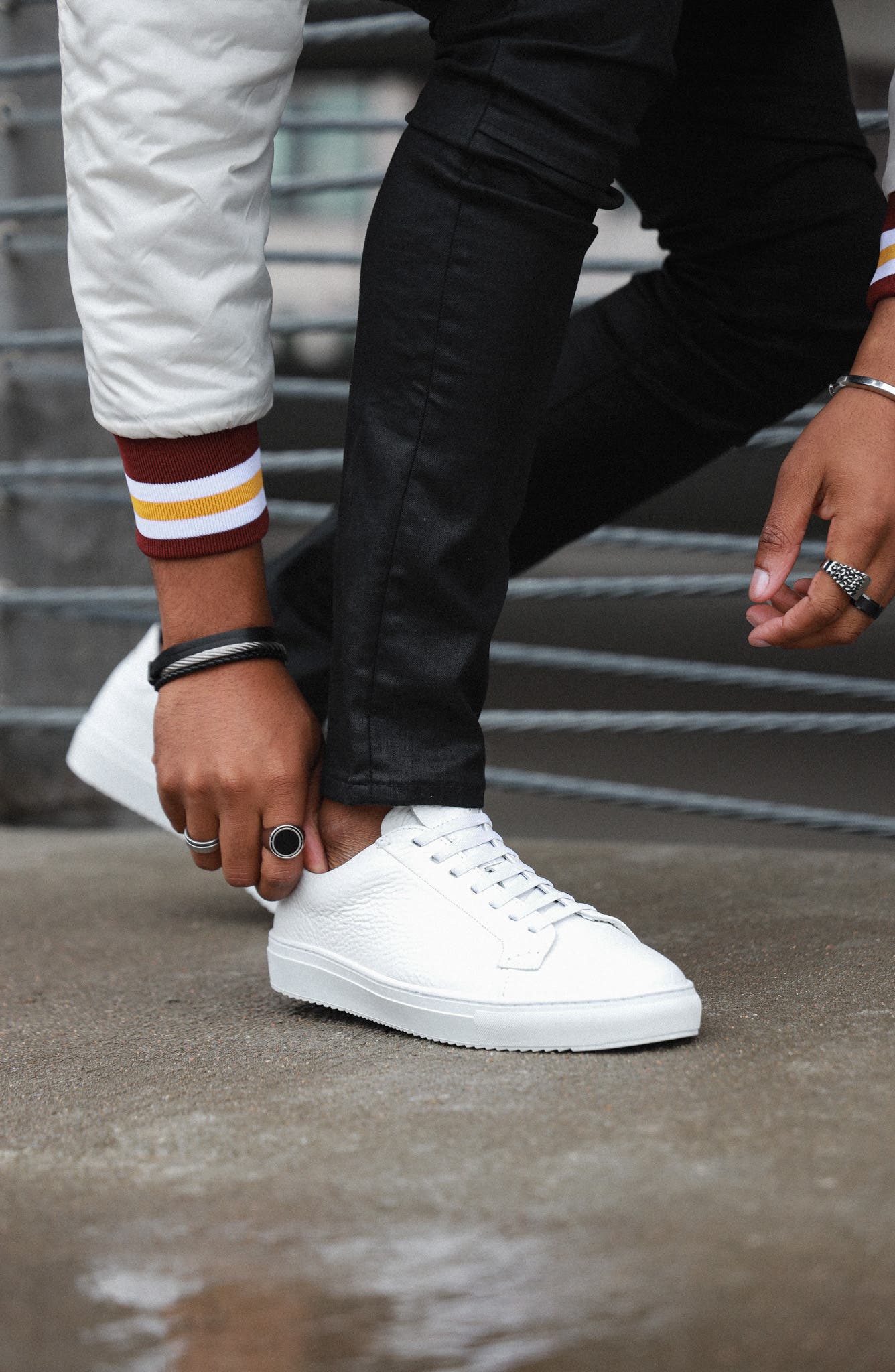 36S Low Top Sneaker, Alternate, color, WHITE GARDA