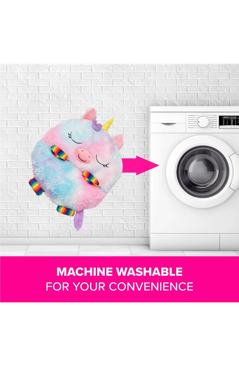 Happy Nappers Pillow & Sleepy Sack Medium Rainbow Unicorn, Alternate, color, Multicolored