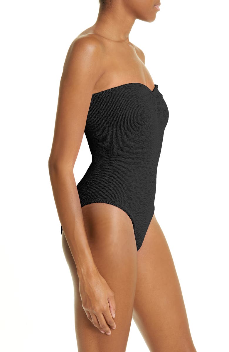 Hunza G Brooke One-Piece Strapless Swimsuit, Alternate, color,