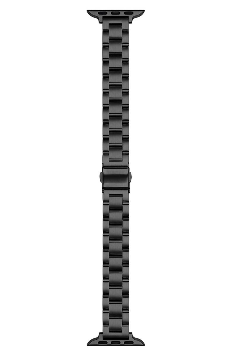The Posh Tech Sloan Stainless Steel Skinny Apple Watch<sup>®</sup> Bracelet Watchband, Alternate, color, 