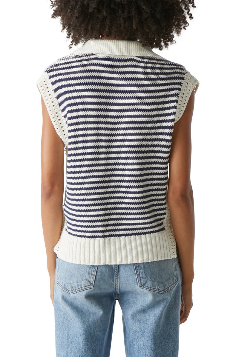 Michael Stars Torrance Collar Sweater Vest, Alternate, color, 