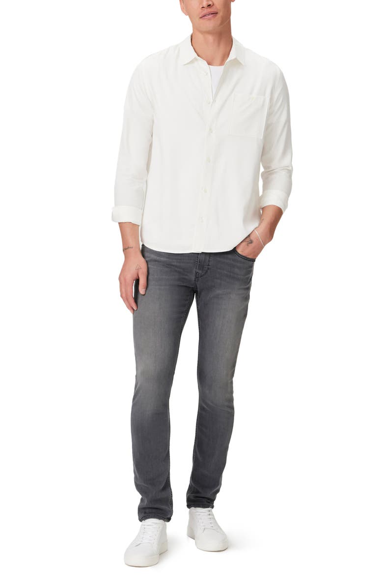 PAIGE Wardin Button-Up Shirt, Alternate, color, Dried Coconut