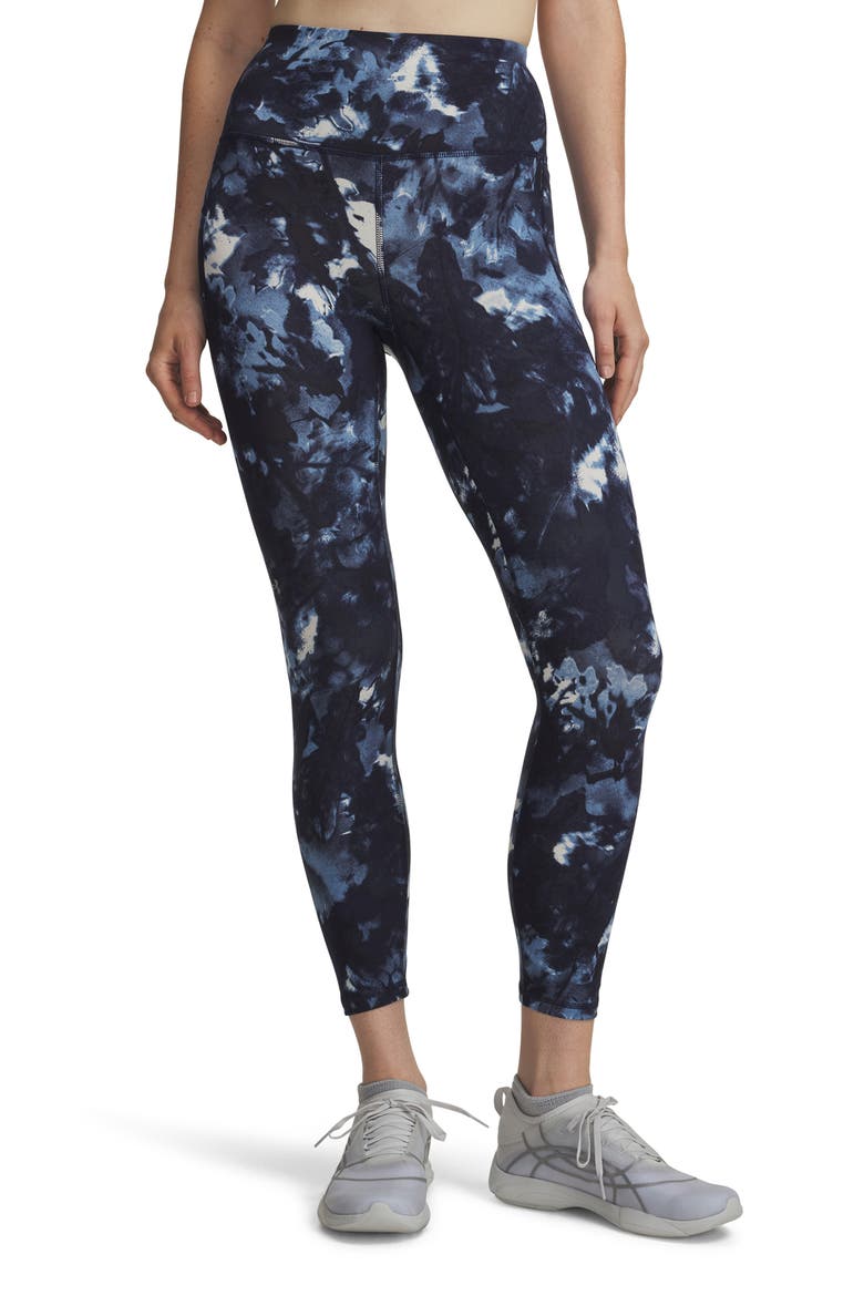 Movement Printed Pocket Ankle Leggings, Main, color, BLU