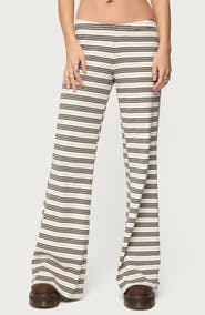 EDIKTED Avalie Stripe Rib Pants