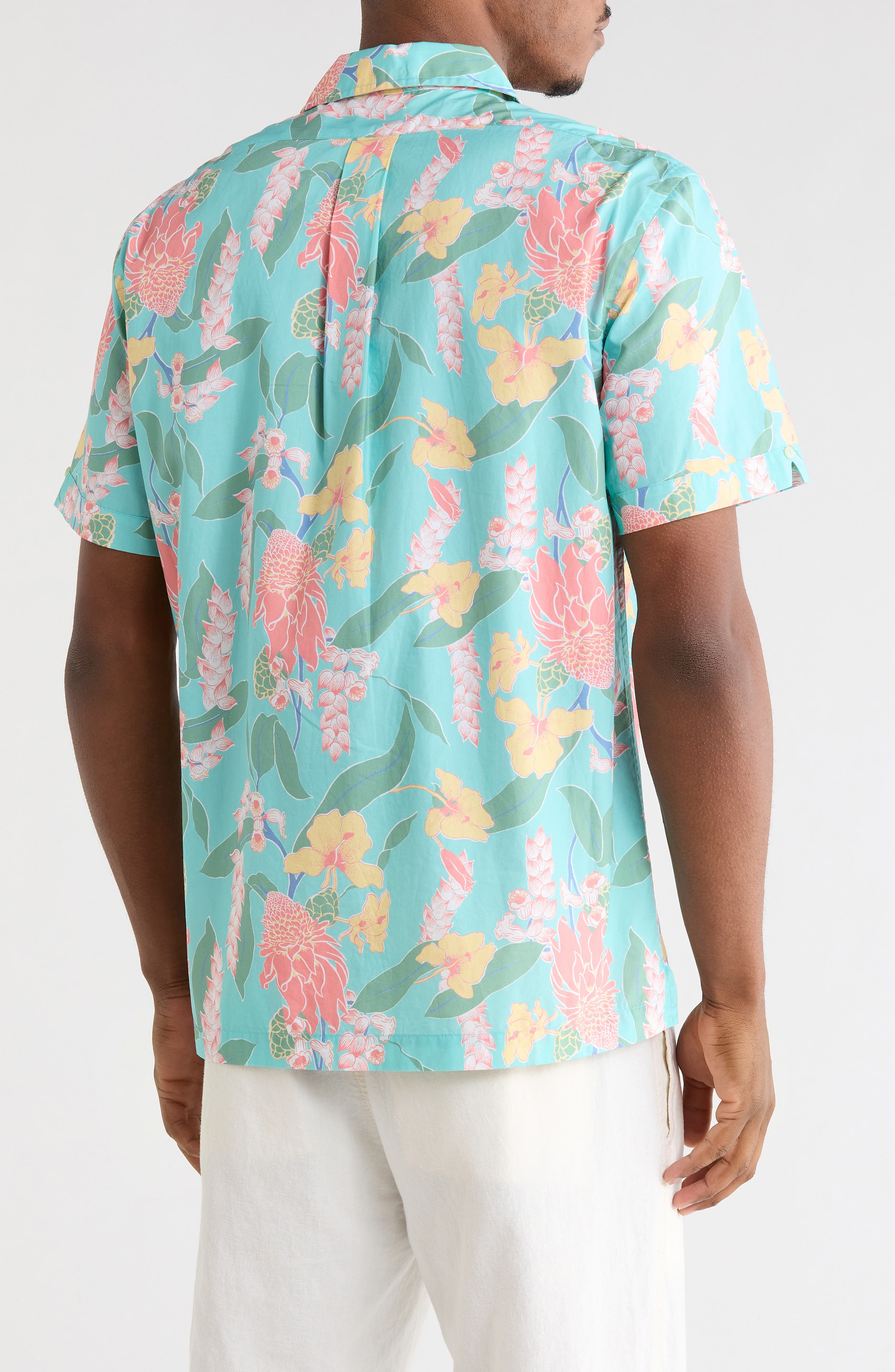 Leaf Short Sleeve Camp Shirt - image 2
