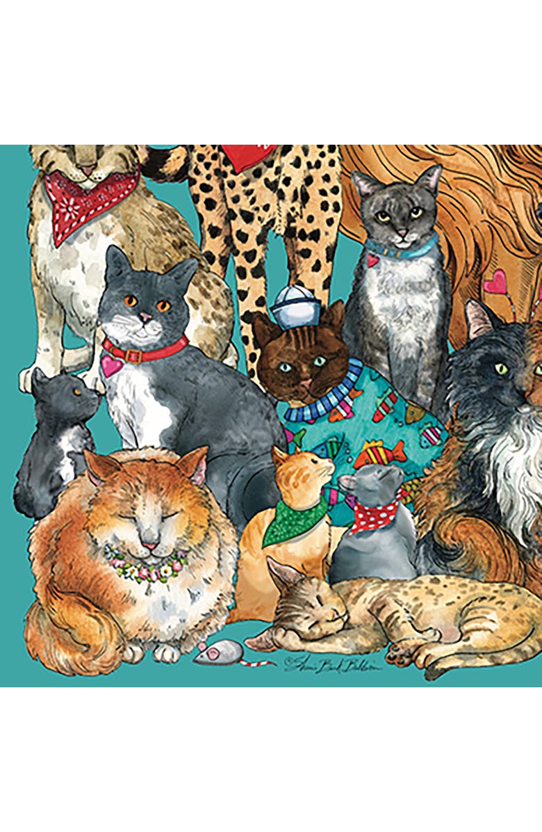 Hart Puzzles Cats, Cats, Cats by Sherri Buck Baldwin, 24 x 30 Inches, 1000 Piece Puzzle, Alternate, color, Multicolored