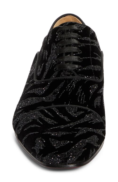 Christian Louboutin Greggy Chick Cap Toe Oxford In Black
