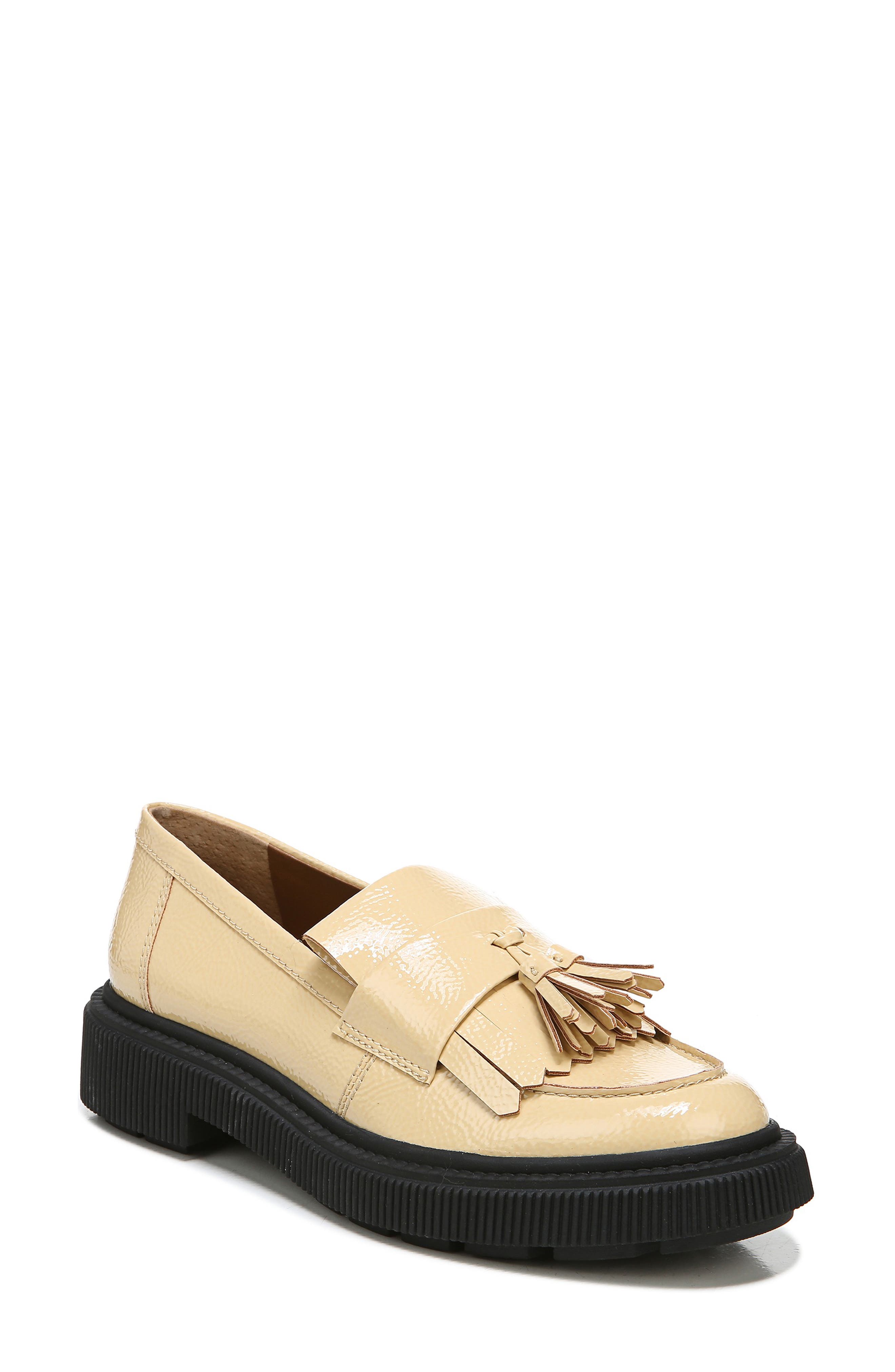 Jack Kiltie Fringe Platform Loafer, Main, color, BEIGE