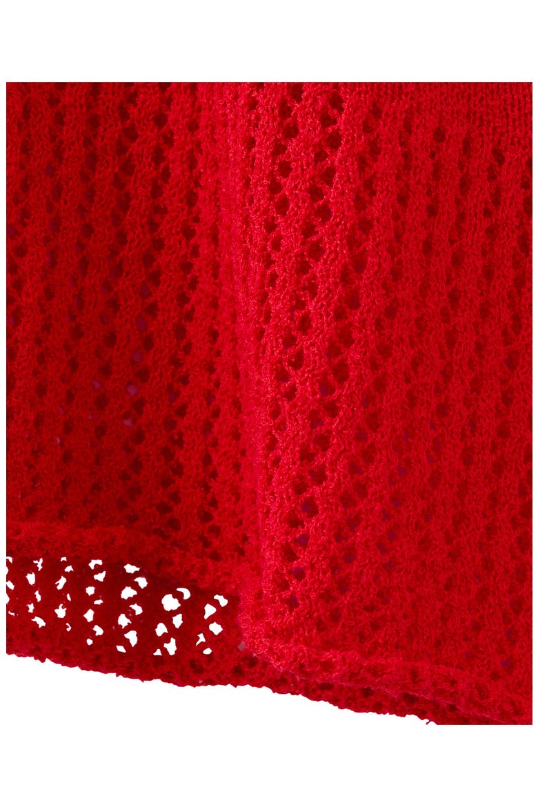 Knit Halter Dress, Alternate, color, RED