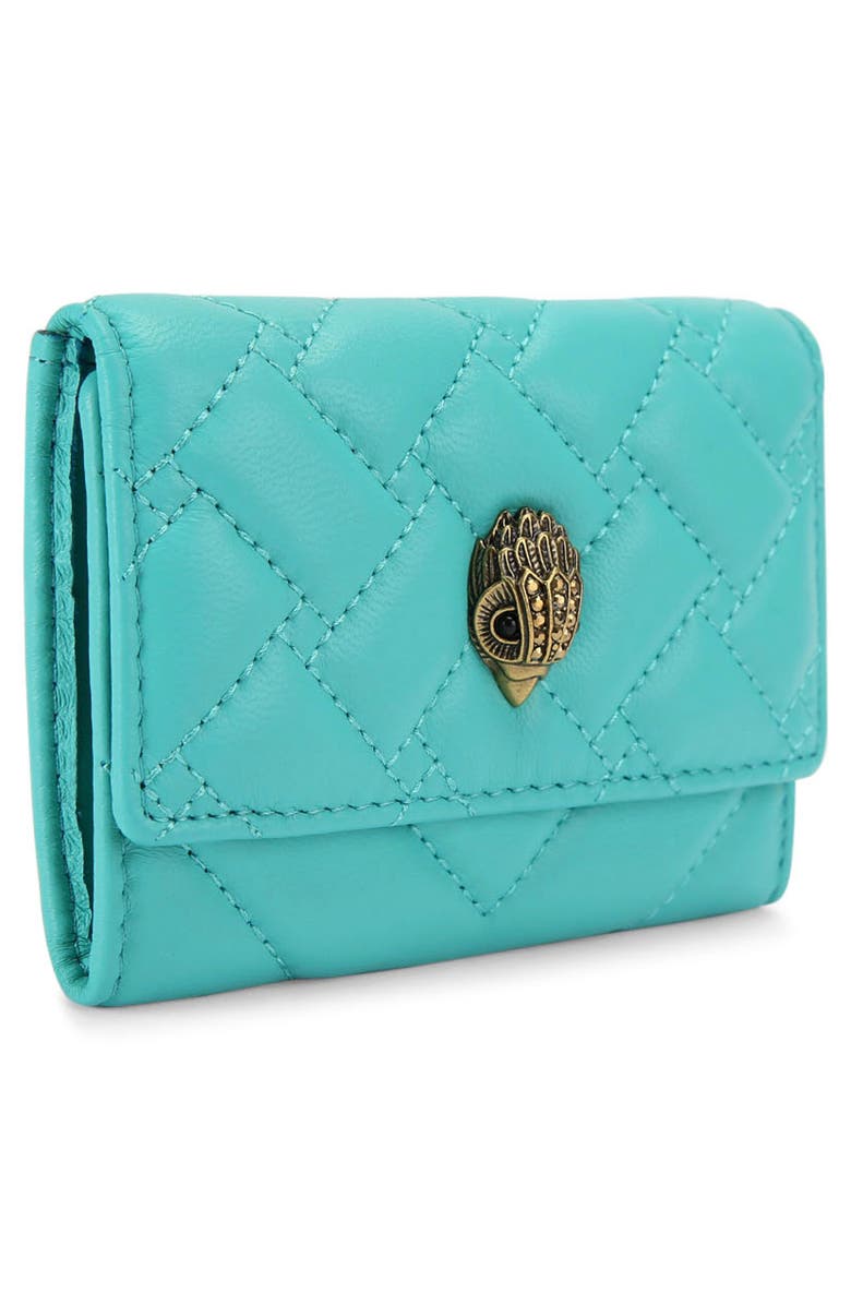 Kurt Geiger London Flap Multi Leather Trifold Card Holder, Alternate, color, 