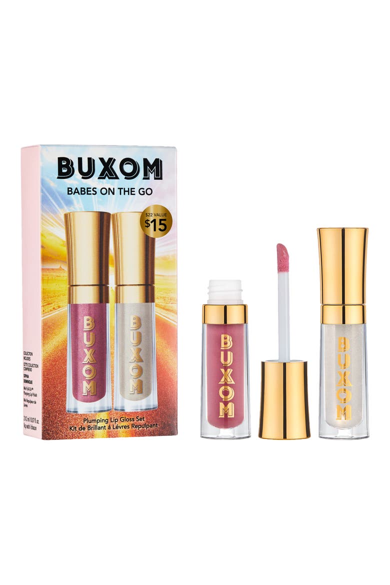 Babes On The Go Full-On Plumping Lip Polish Set, Main, color, NO COLOR