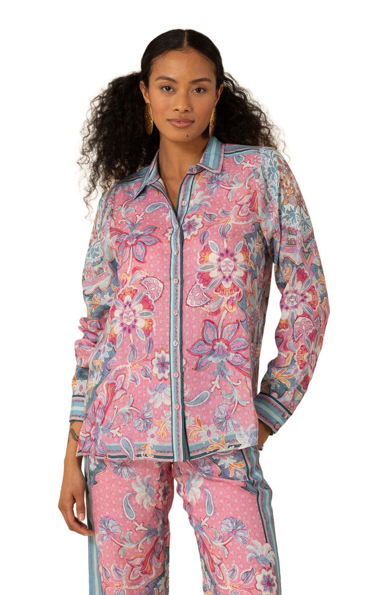 Hale Bob Nia Linen Top, Alternate, color, 